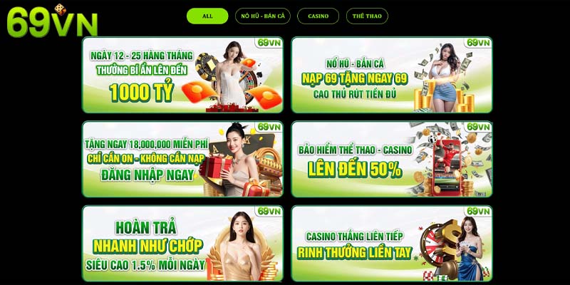 Những chương trình ưu đãi hấp dẫn nhất cho người chơi casino